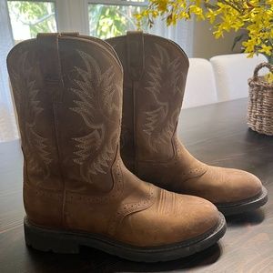 Mens Ariat Leather Cowboy/Western Boots